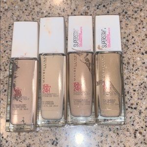 Maybelline superstar foundations
